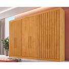 Guarda Roupa 6 Portas Potente c/ 6 Gavetas e c/ 4 Ripadas Peroba - Europa Guarda Roupa 6 Portas Potente c/ 6 Gavetas e c/ 4 Ripadas Peroba - Europa