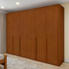 Guarda Roupa 6 Portas Sem Espelho Frassino Easy Space Lopas