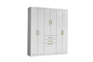Guarda Roupa 7 Portas 02 Gavetas Casal ou Solteiro Esposos Compacto