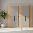 Guarda-roupa 7 Portas 4 Gavetas 100% MDF 266,6cm X 230cm Supremo