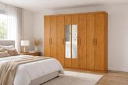 Guarda Roupa 8 portas Espelho central Gran Prime-Grand Line
