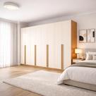 Guarda-roupa 8 Portas Modular sem Maleiro Luna