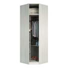 Guarda Roupa 83,8cm 5 Prateleiras 1 Cabideiro Legno Crema
