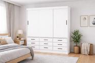 Guarda Roupa 9 Gavetas 3 Portas Sunset-Grand Line