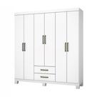 Guarda Roupa A22 6 Portas 2 Gavetas Carioca Móveis Branco Guarda Roupa A22 6 Portas 2 Gavetas Carioca Móveis Branco