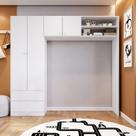 Guarda Roupa Aconchego 4 Portas 2 Gavetas e 2 Nichos - Branco