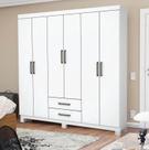 Guarda Roupa Aries 6 Portas Carioca Móveis