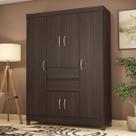 Guarda Roupa Atalaia 6 Portas Café Touch - Mercado dos Móveis