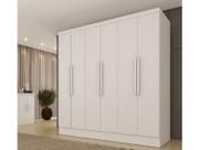 Guarda Roupa Bariloche 6 Portas e 4 Gavetas Internas Tcil Branco Guarda Roupa Bariloche 6 Portas e 4 Gavetas Internas Tcil Branco