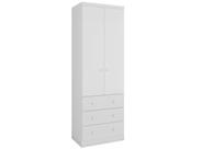 Guarda Roupa Bebê Moveis Peroba Junior 02 portas 03 gav MDF
