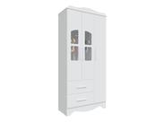 Guarda Roupa Bebê Moveis Peroba Lisi 03 portas MDF