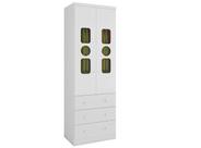 Guarda Roupa Bebê Moveis Peroba Tedy 02 portas 03 gav MDF