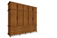 Guarda Roupa Berlim Quarto Casal 5 Portas 12 Gavetas com Maleiro Luapa Móveis Guarda Roupa Berlim Quarto Casal 5 Portas 12 Gavetas com Maleiro Luapa Móveis