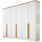 Guarda Roupa Bianca Casal 6 Portas 6 Gavetas Bianchi Cor Branco Nature Guarda Roupa Bianca Casal 6 Portas 6 Gavetas Bianchi Cor Branco Nature