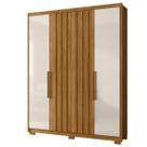 Guarda Roupa Califórnia 176cm 4 Portas Freijó Off White Moval Guarda Roupa Califórnia 176cm 4 Portas Freijó Off White Moval