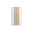 Guarda-roupa Canto 2 Pts Kappesberg Adapt Branco/macadâmia