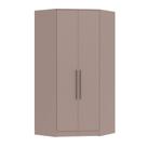 Guarda-roupa Canto Closet com 2 Portas e 2 Gavetas Mdf Requinte+