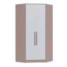 Guarda-roupa Canto Closet com 2 Portas e 2 Gavetas Mdf Requinte+