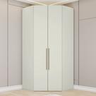 Guarda Roupa Canto Closet Modulado 2 Portas 3 Gavetas