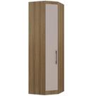 Guarda Roupa Canto Diagonal 70cm 1Porta Paris Avelã Cinammon