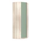 Guarda Roupa Canto Obliquo 1 Porta 1 Cabideiro Verde Jade