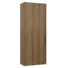 Guarda Roupa Canto Reto 90cm com 1 Porta Delphi Avelã L01 - Mpozenato