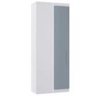 Guarda-roupa Canto Reto Modulado 1 Porta Alpes Luciane