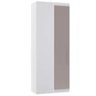 Guarda-roupa Canto Reto Modulado 1 Porta Alpes Luciane