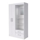 Guarda Roupa Capelinha Solteiro 2 Portas 2 Gavetas Premium
