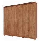 Guarda Roupa Carolina 6 Portas com Espelho Interno com Pés MDF Guarda Roupa Carolina 6 Portas com Espelho Interno com Pés MDF