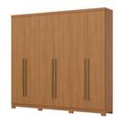 Guarda Roupa Casal 06 Portas 03 Gavetas New Jade D345 Cinamomo - Henn