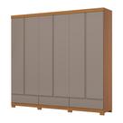 Guarda Roupa Casal 06 Portas 09 Gavetas Imperial D344 Cinamomo Avelã - Henn Guarda Roupa Casal 06 Portas 09 Gavetas Imperial D344 Cinamomo Avelã - Henn