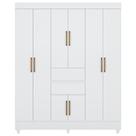 Guarda Roupa Casal 08 Portas 82060 Branco Demobile