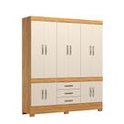 Guarda Roupa Casal 10 Portas New Murano Cinamon Off White - Demóbile