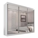 Guarda Roupa Casal 100% MDF 3 Portas Correr c/ Espelho Fênix Guarda Roupa Casal 100% MDF 3 Portas Correr c/ Espelho Fênix