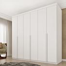 Guarda Roupa Casal 100% MDF 6 Portas 4 Gavetas 218cm Milano Yescasa