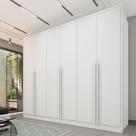 Guarda Roupa Casal 100% MDF 6 Portas 6 Gavetas Estrela 274cm Yescasa