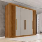 Guarda-roupa Casal 100% Mdf 6 Portas 6 Gavetas Granada Premium