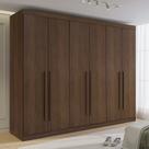 Guarda Roupa Casal 100% Mdf 6 Portas 6 Gavetas Paris Plus