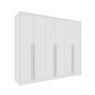 Guarda Roupa Casal 100% MDF 6 Portas 6 Gavetas Realeza s/ Espelho s/ pés - Tcil