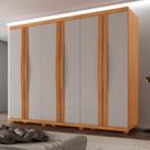 Guarda-roupa Casal 100% Mdf 6 Portas e 6 Gaveta com Pés Olimp