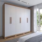Guarda-roupa Casal 100% Mdf 6 Portas Memphis