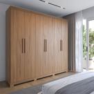 Guarda-roupa Casal 100% Mdf 6 Portas Memphis