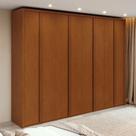 Guarda-roupa Casal 100% Mdf 8 Portas Easy Glow Frassino