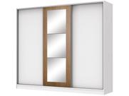 Guarda Roupa Casal 100%Mdf Madesa Eros 3 Portas BR/BR/rustic