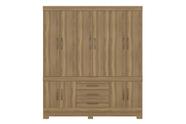 Guarda roupa casal 10p new murano amendola touch com pes