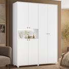 Guarda Roupa Casal 150cm 6 Portas Vittara Branco A02 - Mpozenato Guarda Roupa Casal 150cm 6 Portas Vittara Branco A02 - Mpozenato