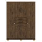 Guarda Roupa Casal 151 cm 6 Portas 3G 10020 Imbuia VLR