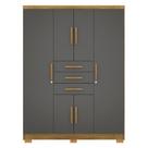 Guarda Roupa Casal 151 Cm 6 Portas 3g 10020 Nature Alasca Vlr Nature Alasca