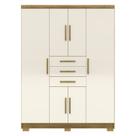 Guarda Roupa Casal 151 cm 6 Portas 3G 10020 Nature Champanhe VLR
